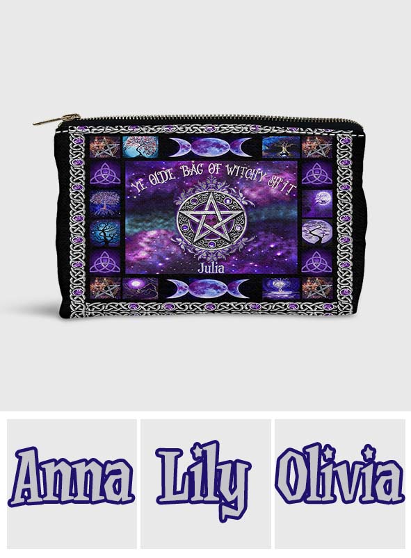 Ye Olde Bag Of Witchy Sh*t - Personalized Witch Pouch