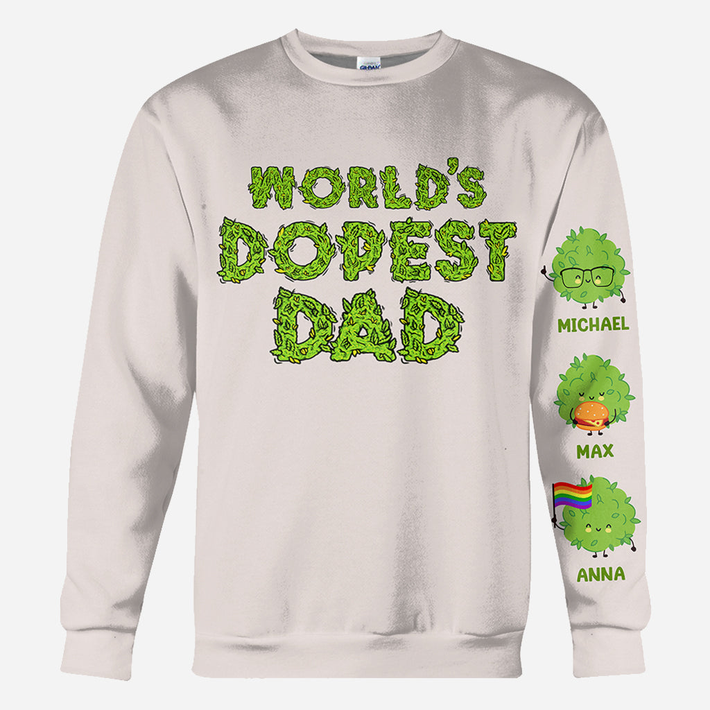 Dopest Dad Ever - Personalized Father All Over Shirt