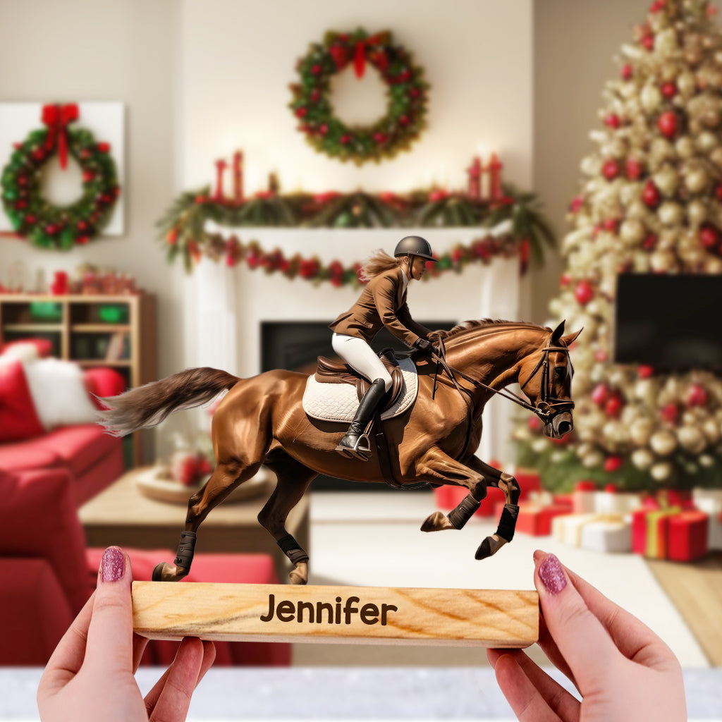 Individuelle Fotoplakette – Personalisierte Pferde-Fotoplakette