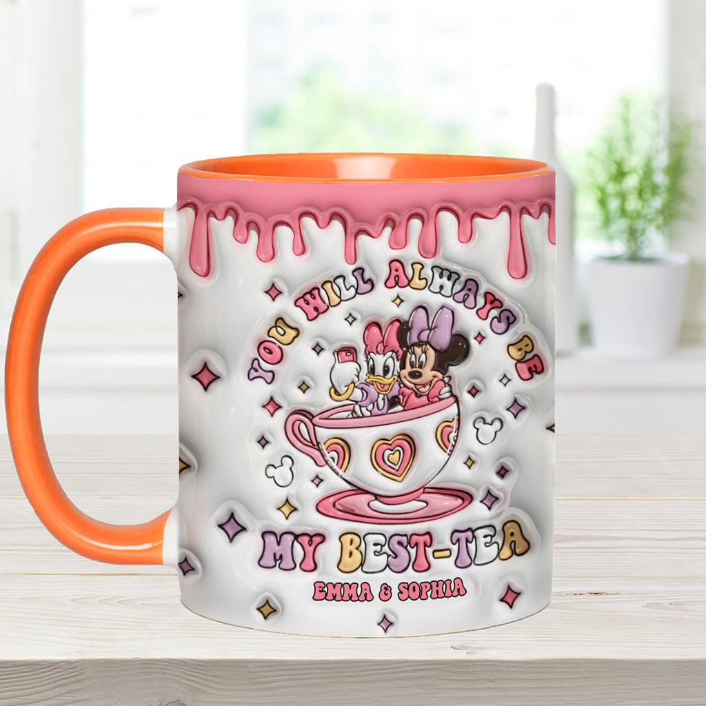 Du wirst immer meine Beste sein – Personalisierte Tasse mit dem Aufdruck „Beste Freundin“