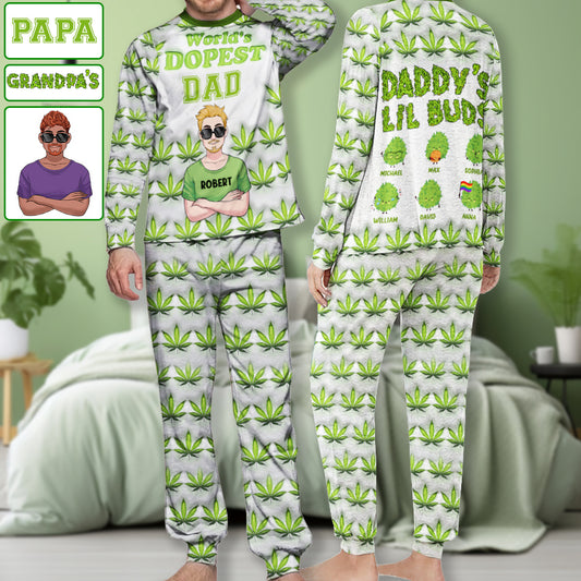 Dopest Dad Ever - Personalized Father Pajamas Set