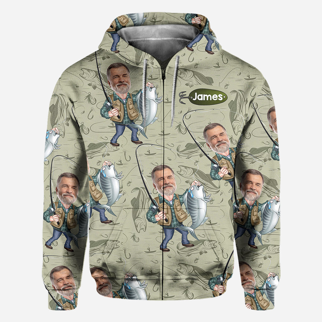 Lustiges Karikaturgesicht – personalisiertes Angel-Shirt