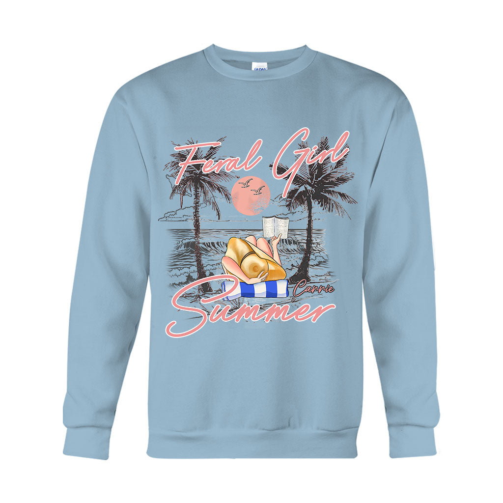 Feral Girl – Personalisiertes T-Shirt und Hoodie für Meeresliebhaberinnen