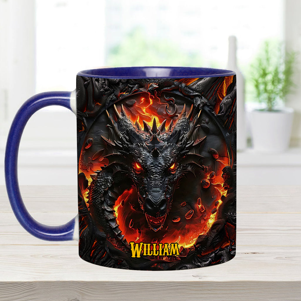 Love Dragons - Personalized Dragon Accent Mug