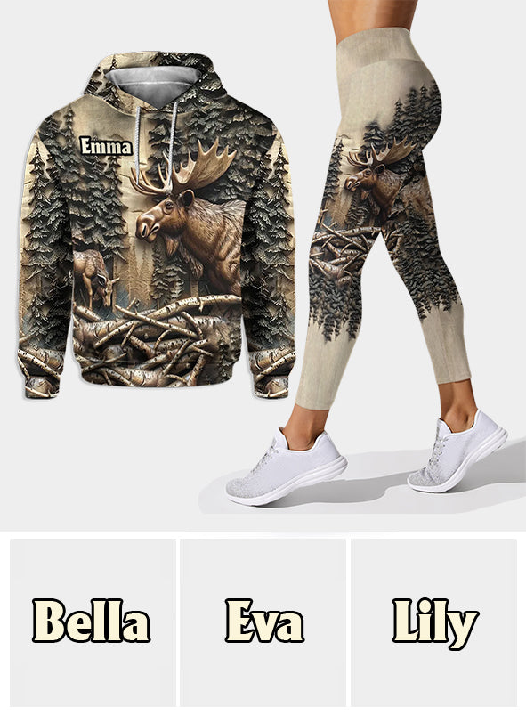Liebe zur Jagd – Personalisierter Jagd-Hoodie und Leggings