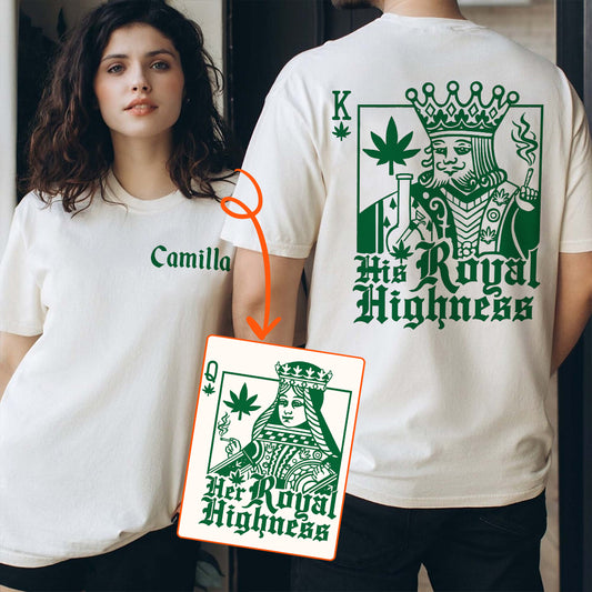 The Royal Highness - Personalized Weed All Over Shirt