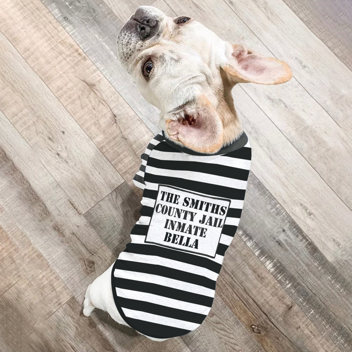 Polizeibeamter K9-Einheit Gefangener - Personalisiertes Hunde-Haustier-Shirt