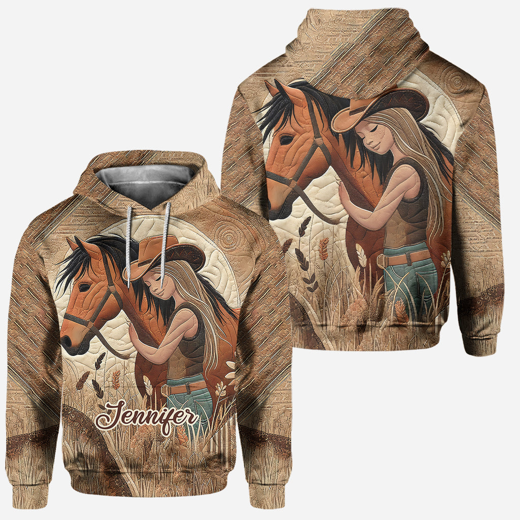 Pferdeliebhaber – Personalisierter Pferde-Hoodie und Leggings