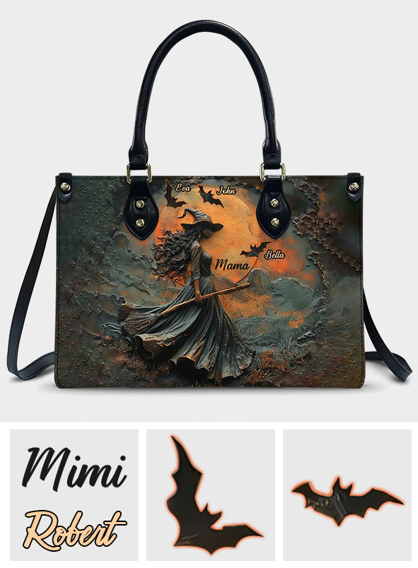 Happy Halloween – Personalisierte Handtasche aus Mutterleder