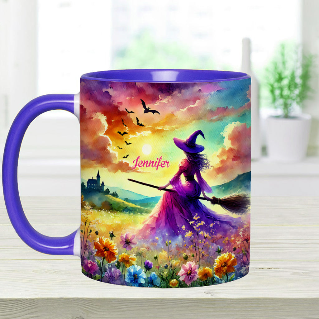 Wunderschöne Hexe – Personalisierte Tasse mit Hexenmotiv
