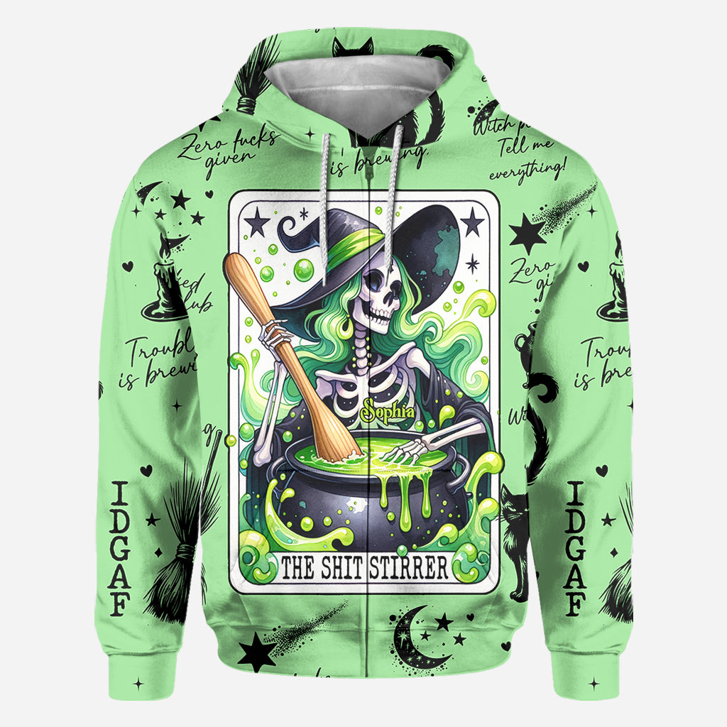 Der Unruhestifter – Personalisiertes Hexen-Shirt