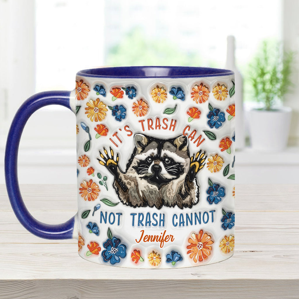 Lustiger Motivationsbecher mit Waschbär-Motiv – personalisierte Tasse mit Waschbär-Akzent