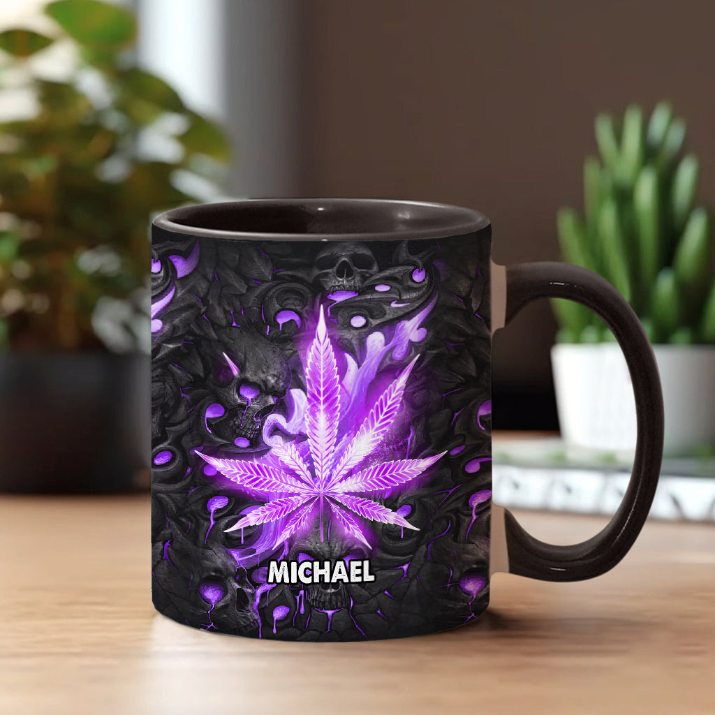 Free Your Mind - Personalized Weed Accent Mug