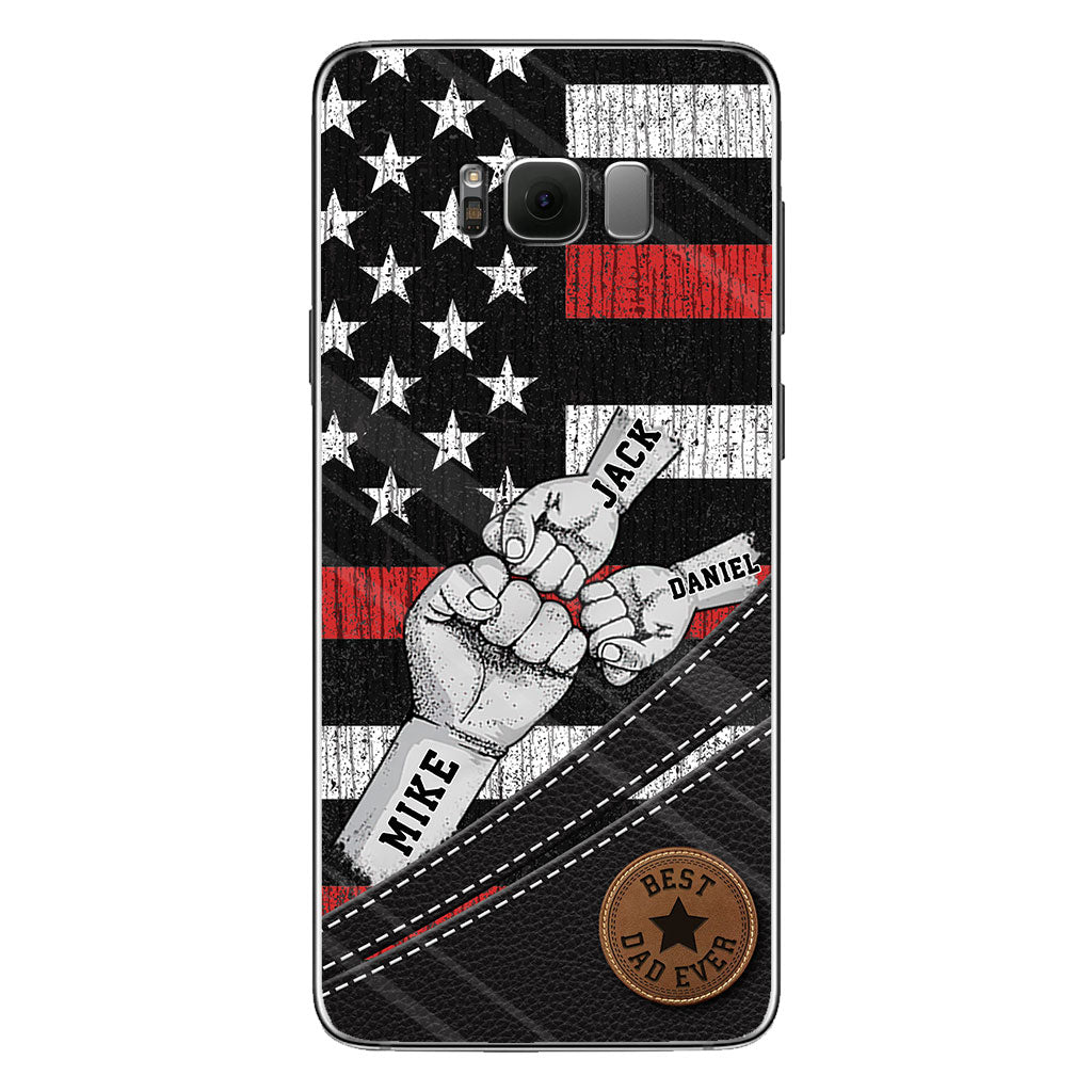 Wolfsrudel – Personalisierte Handyhülle für Väter