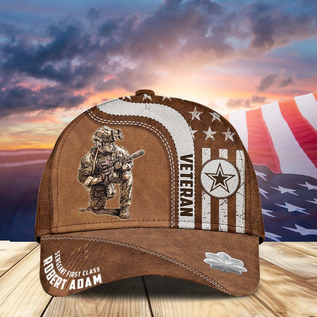 US Military World Tour - Personalisierte Veteran Classic Cap