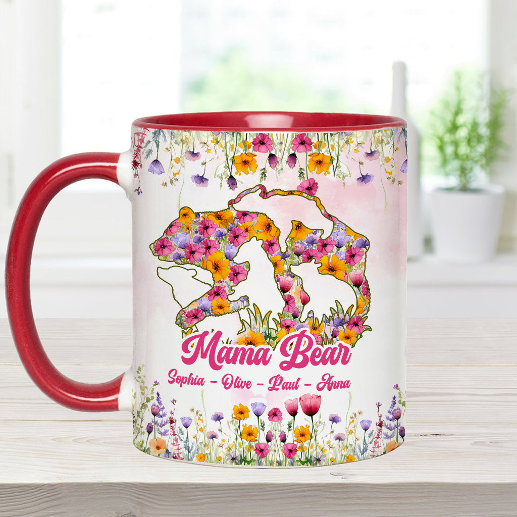 Mama Bär - Personalisierte Tasse mit Muttermotiv