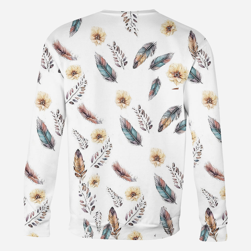 Hochlandkalb im Eimer - Personalisiertes Allover-Shirt