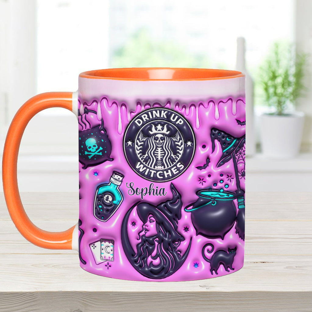 Drink Up Witches - Personalized Witch Accent Mug