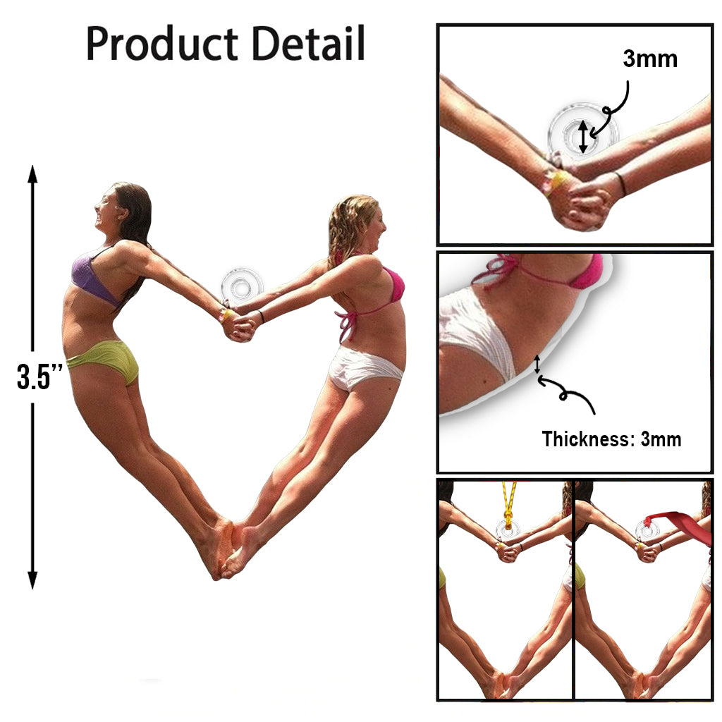 Foto-Weihnachtsbaumschmuck – Personalisierter Weihnachtsschmuck in individueller Form