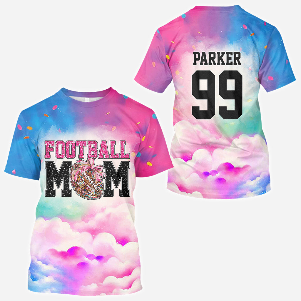 Fußballmama – Personalisiertes T-Shirt mit Fußballmotiv