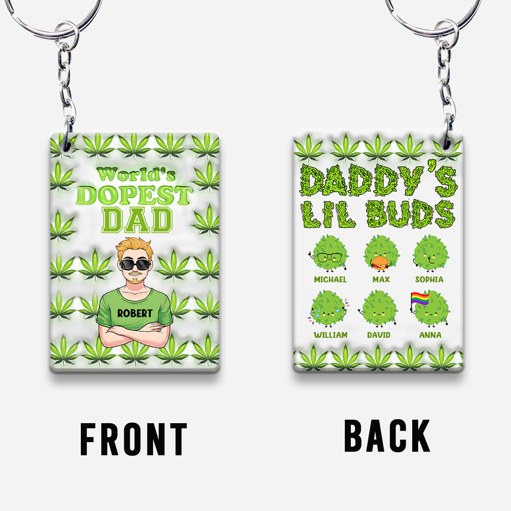 Der coolste Papa aller Zeiten – Personalisierter Schlüsselanhänger für Väter