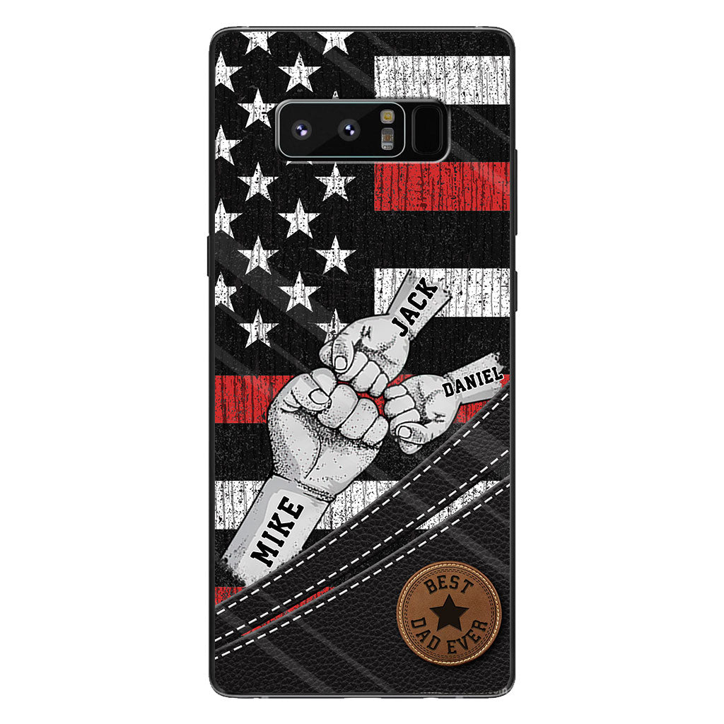 Wolfsrudel – Personalisierte Handyhülle für Väter