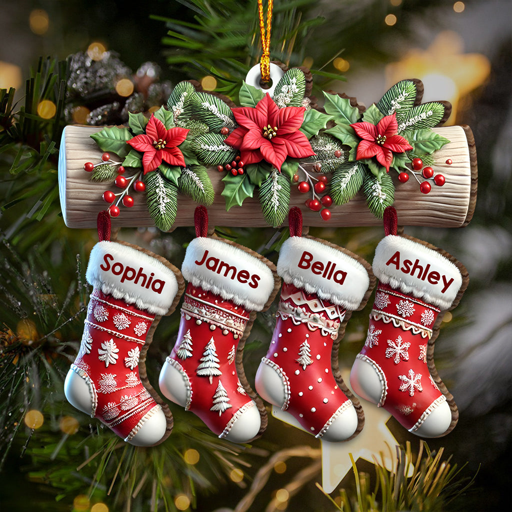 Weihnachtsstrümpfe – personalisierter Familienschmuck