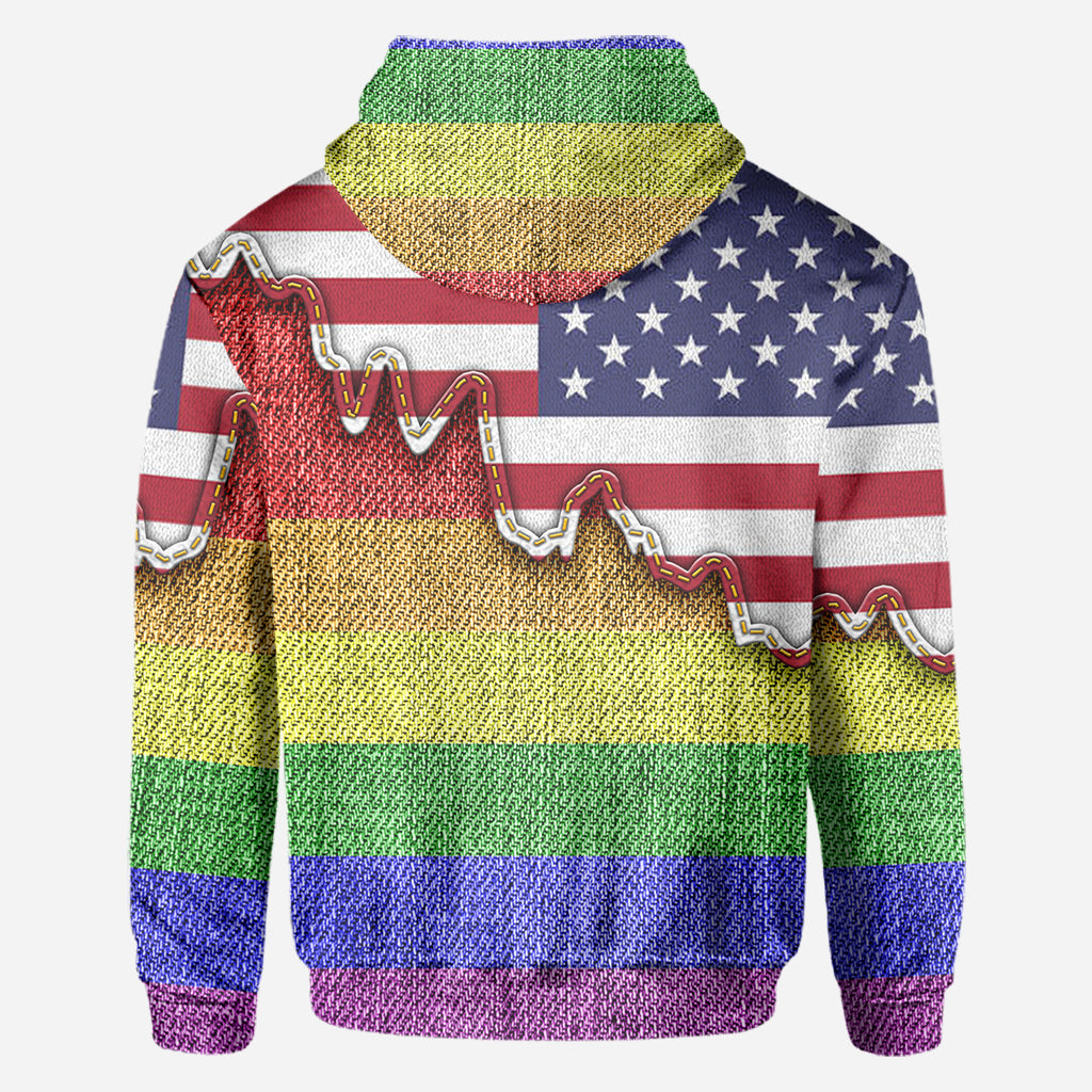 Ich bin mutig, ich bin verletzt. True Colors – personalisiertes LGBT-Unterstützungs-Shirt