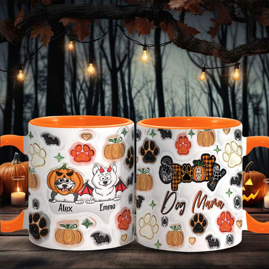 Spooky Dog Mama - Personalized Dog Accent Mug