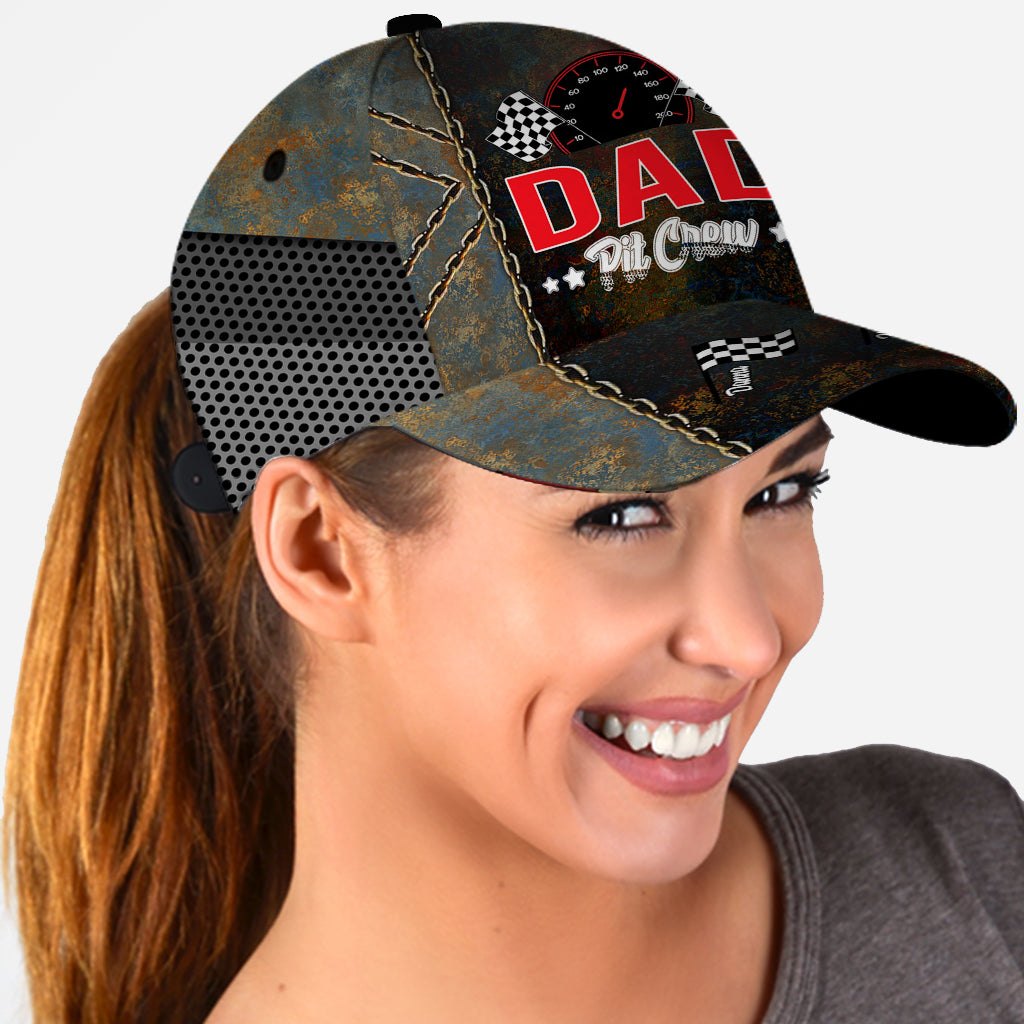 Daddy's Pit Crew Racing Flags - Personalized Racing Classic Cap
