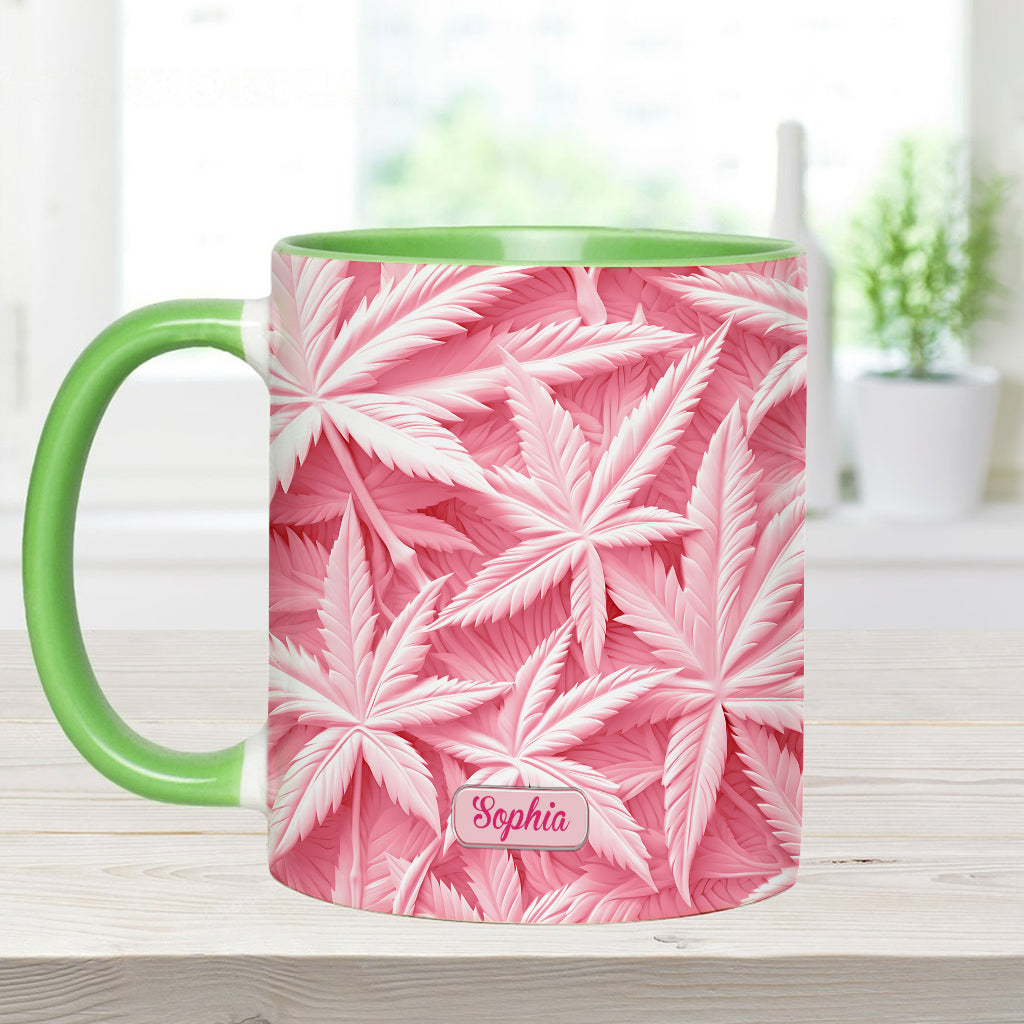 420 Vibes – Personalisierter Becher mit Weed-Motiv