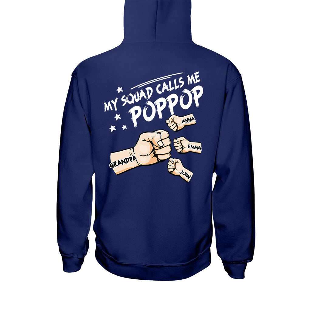 Meine Freunde nennen mich Poppop – Personalisiertes Opa-T-Shirt und Hoodie