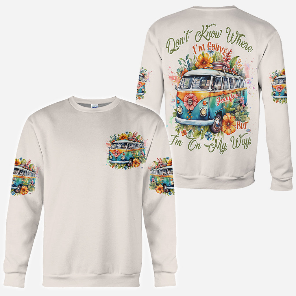 Unterwegs – Personalisiertes Hippie-Shirt