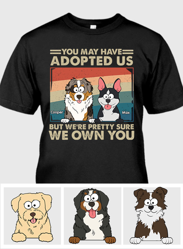 Ich bin mir ziemlich sicher, dass du mir gehörst – Personalisiertes Hunde-T-Shirt und Hoodie