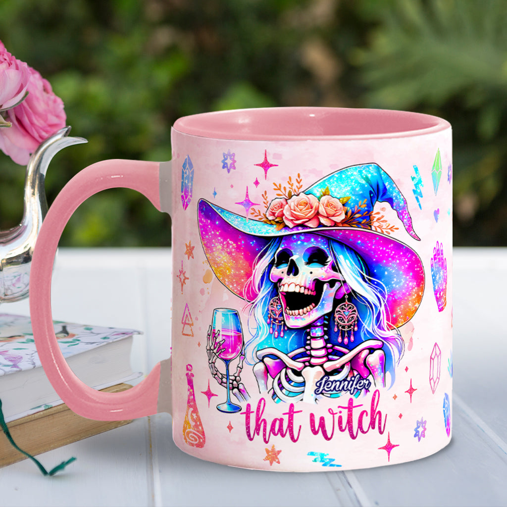 Diese Hexe – Personalisierte Tasse mit Hexenmotiv