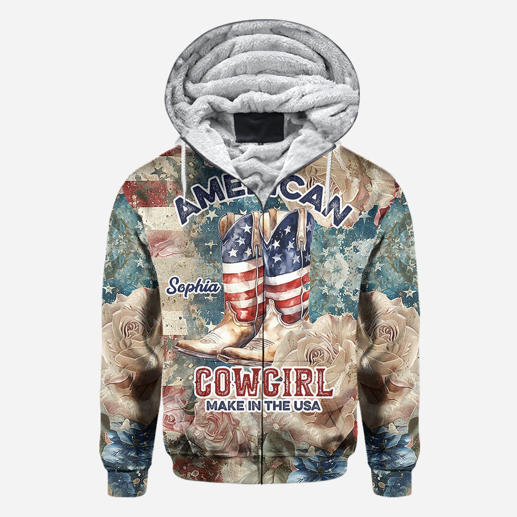 American Cowgirl - Personalized Country Girl All Over Shirt