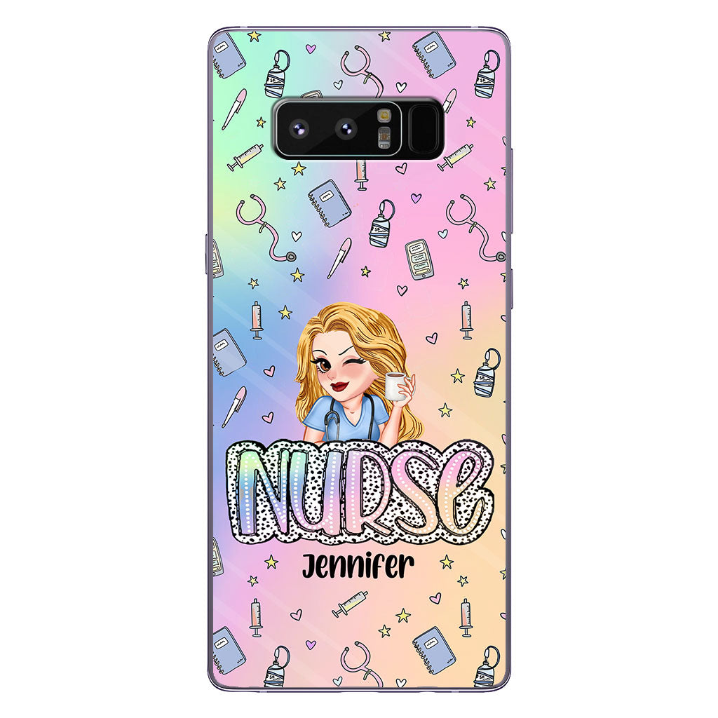 Nurse Life - Personalized Nurse Clear Phone Case
