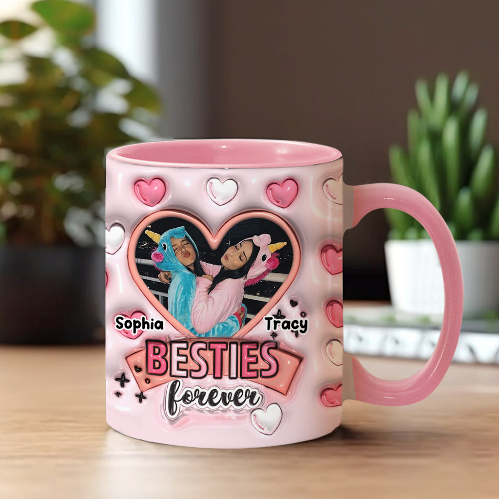 Beste Freundinnen für immer – Personalisierte Tasse mit Freundschaftsmotiv