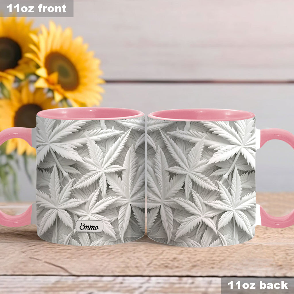 420 Vibes – Personalisierter Becher mit Weed-Motiv