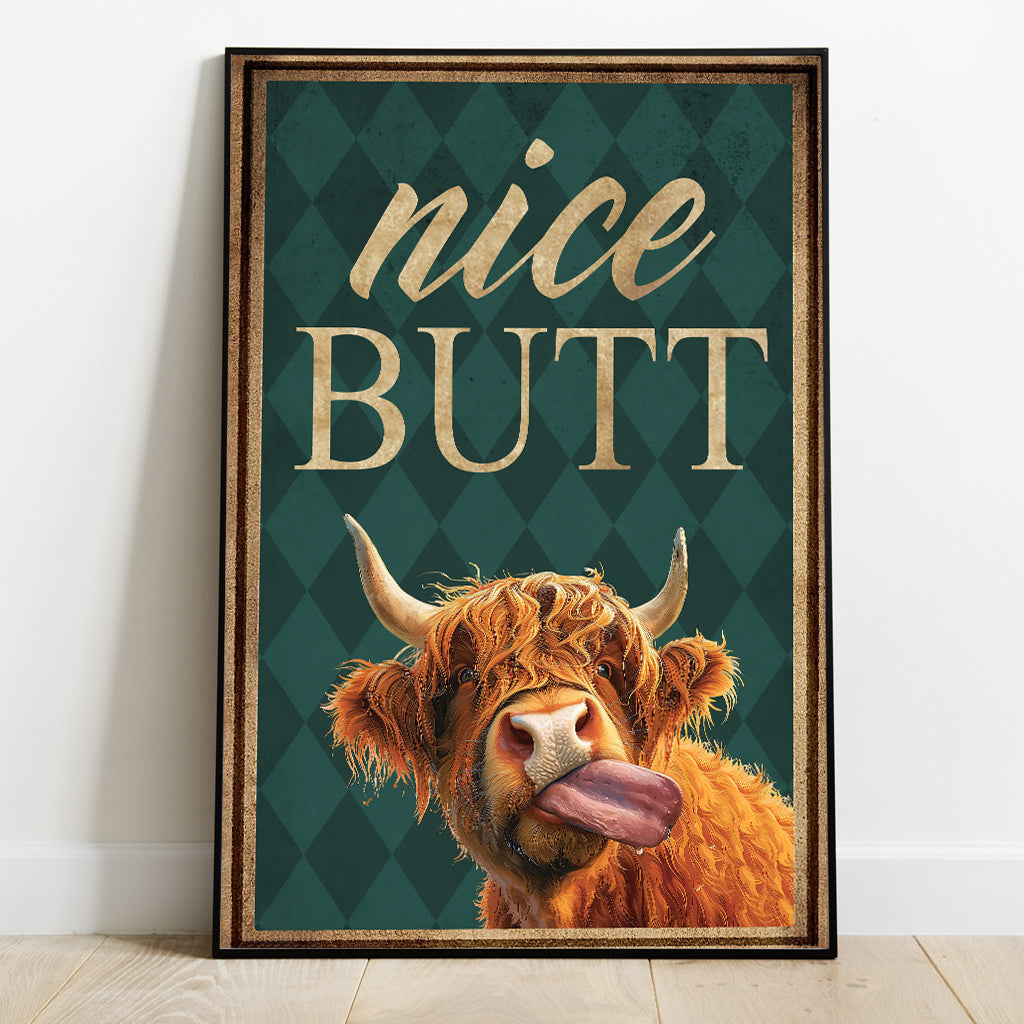 Nice Butt - Personalized Canvas And Poster