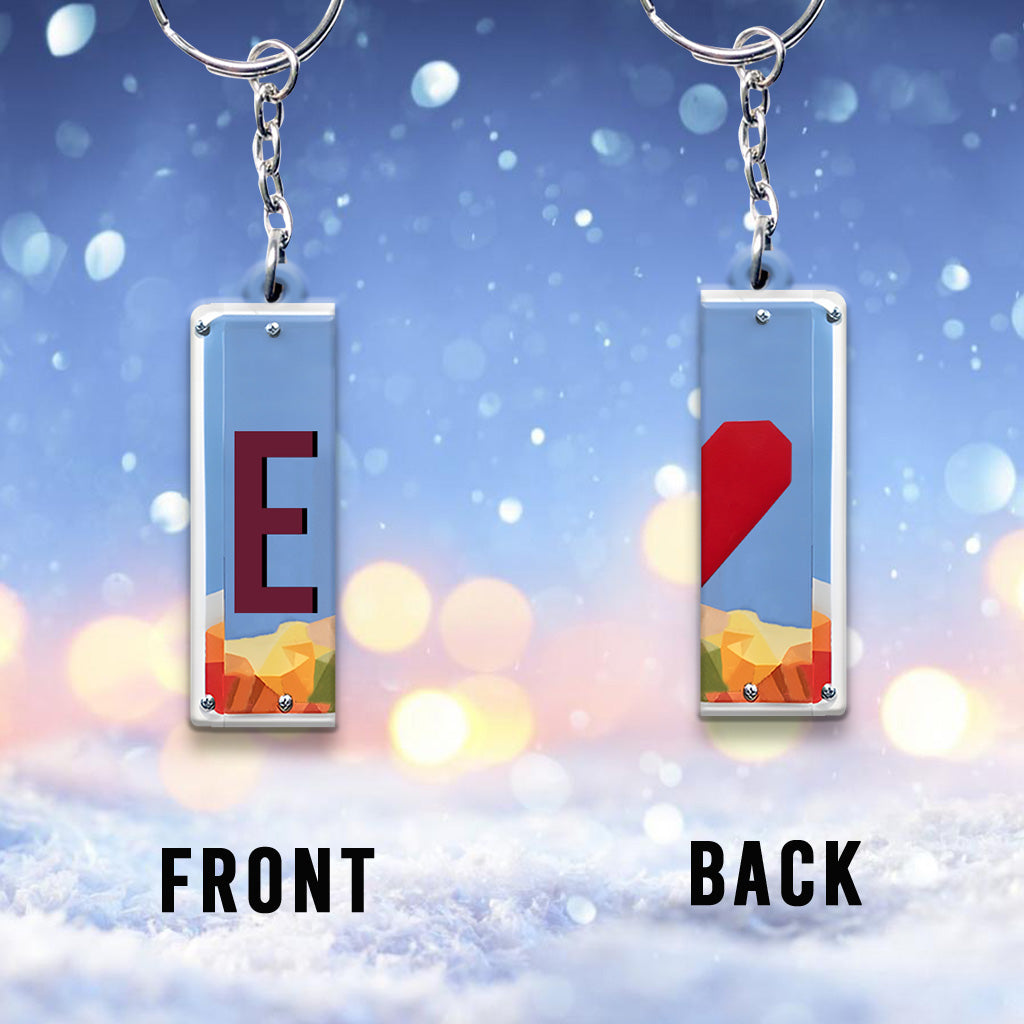 Beliebiges Kennzeichen – Personalisierter Partner-Schlüsselanhänger