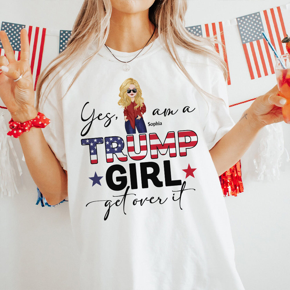 Trump Girl 2024 – Personalisiertes T-Shirt und Hoodie