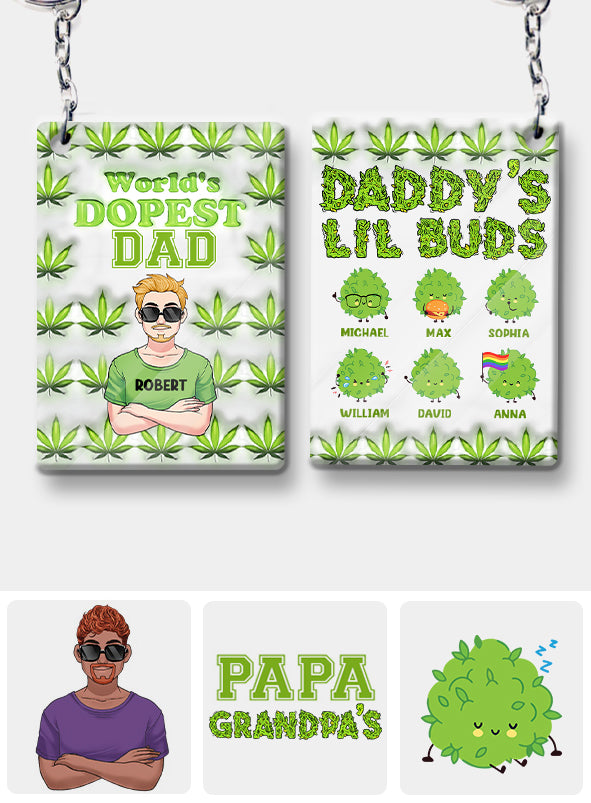 Der coolste Papa aller Zeiten – Personalisierter Schlüsselanhänger für Väter