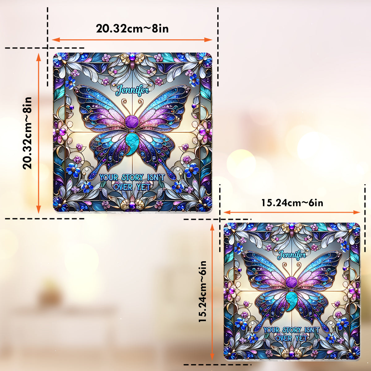 Deine Geschichte ist noch nicht zu Ende – Personalisierter Fensterhänger zur Suizidprävention 