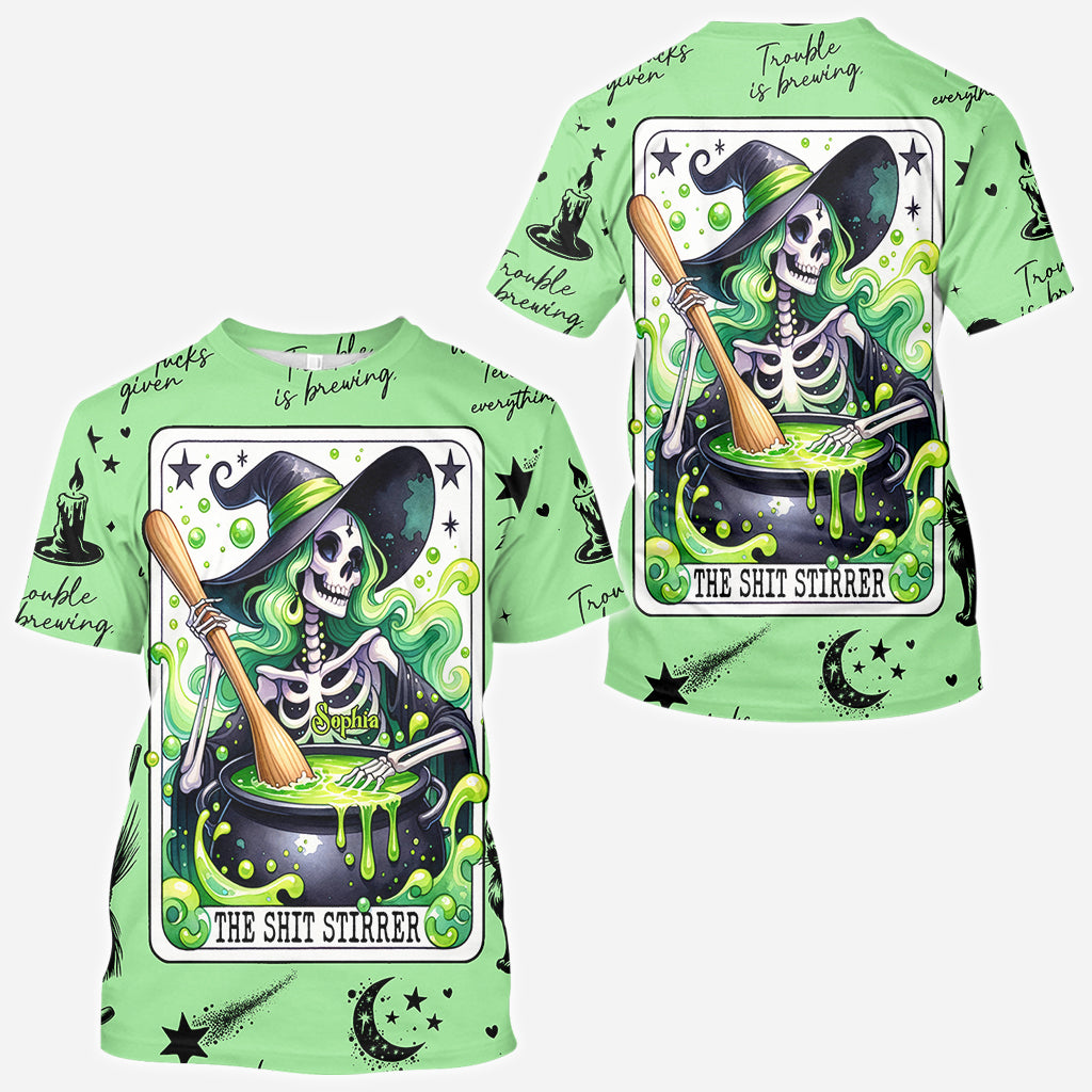 Der Unruhestifter – Personalisiertes Hexen-Shirt