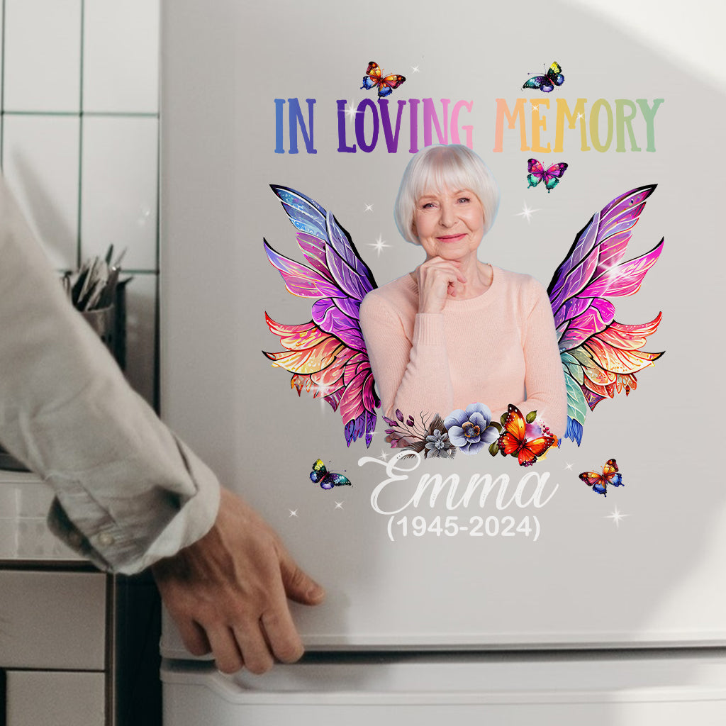 In Loving Memory Any Photo - Personalized Memorial Decal Die Cut