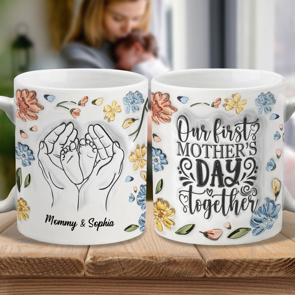 Erster gemeinsamer Muttertag – personalisierte Muttertasse