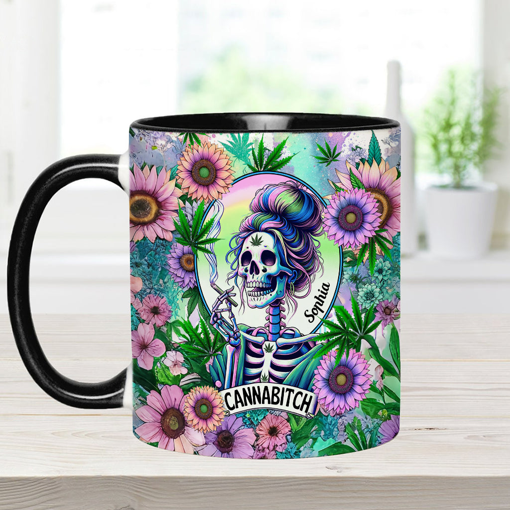 Cannabitch - Personalized Weed Accent Mug
