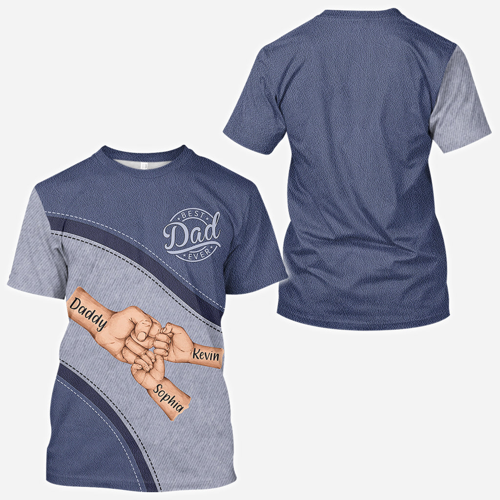 Bester Papa aller Zeiten - Personalisiertes Vater-Shirt