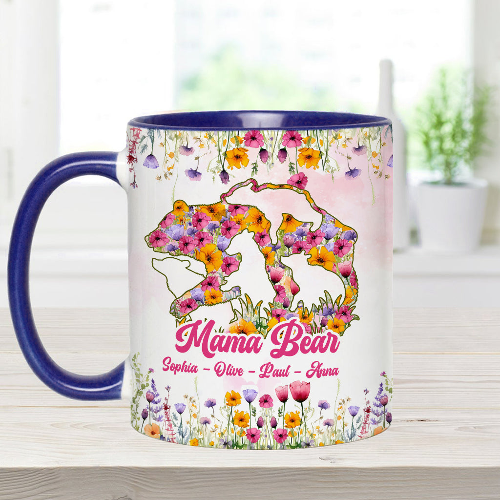 Mama Bär - Personalisierte Tasse mit Muttermotiv